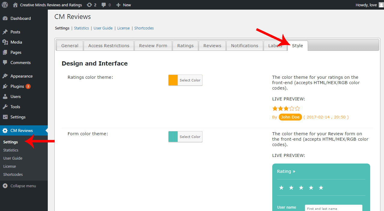 Customer Reviews and Rating Plugin for WordPress by