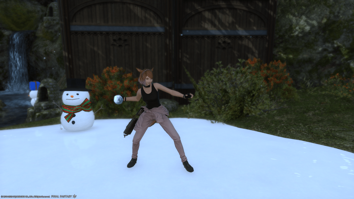 FFXIV How to unlock the Throw Snowball emote Millenium