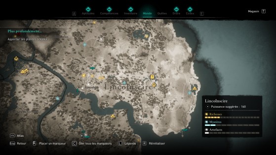 Assassin's Creed Valhalla Lincolnshire Abilities & Books of Knowledge location Millenium