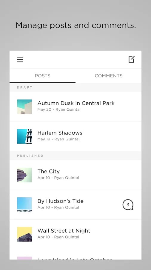 site Builder Squarespace Releases 'Blog' And 'Note' Beta Apps In Play Store