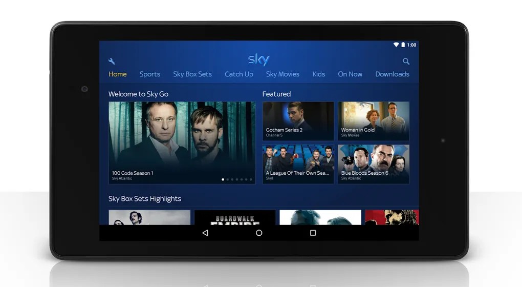 Sky Go Android App Gets A New Homepage, Tablet Interface, And Other
