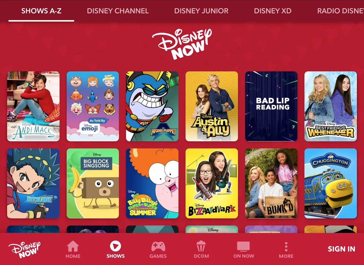 Disney merges its TV apps into 'DisneyNOW'