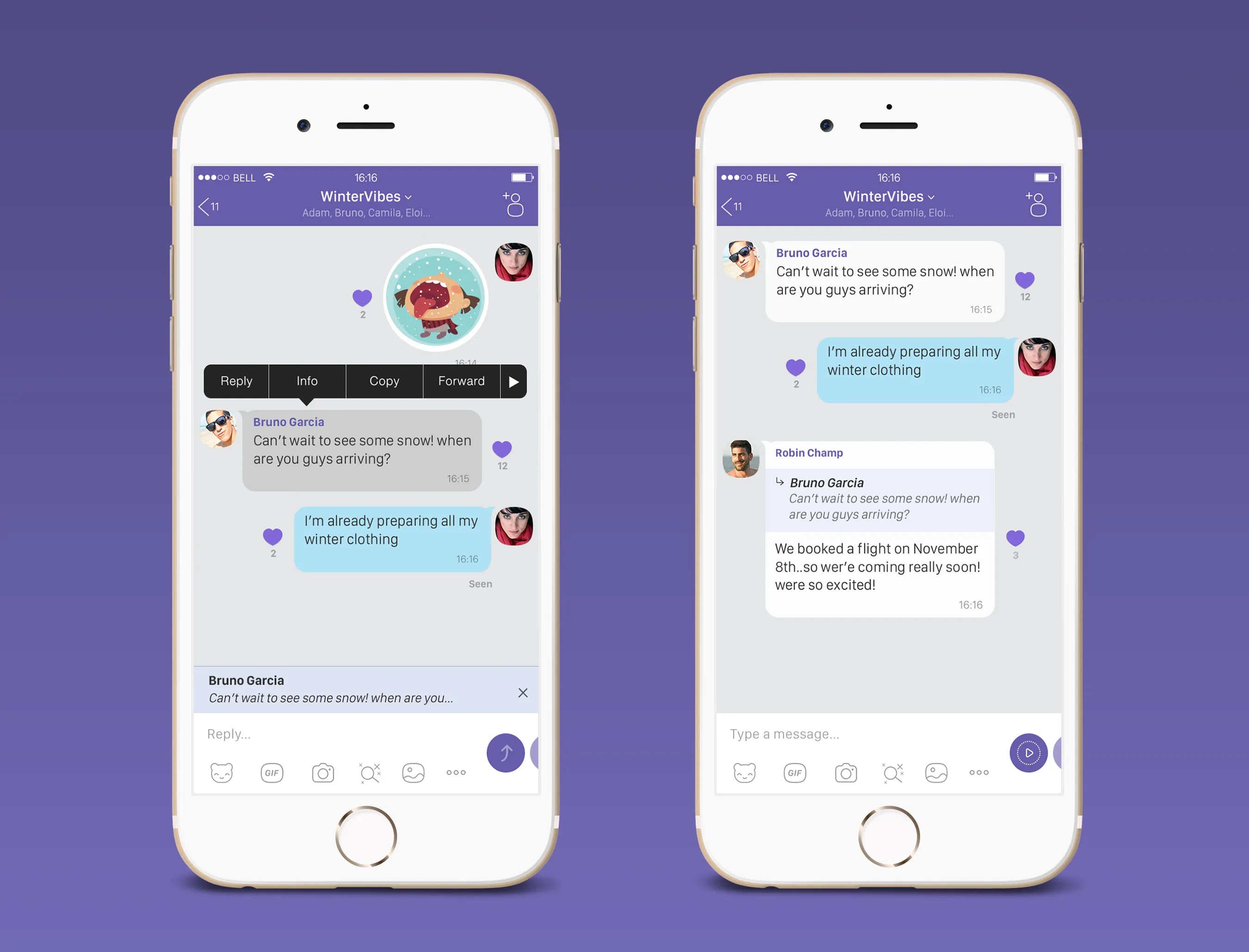 Viber adds pinned messages and replies in groups, plus broadcast messages
