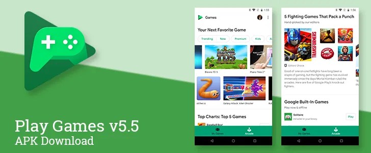 Google Play Games v5.5 adds Arcade tab to help you find your next 