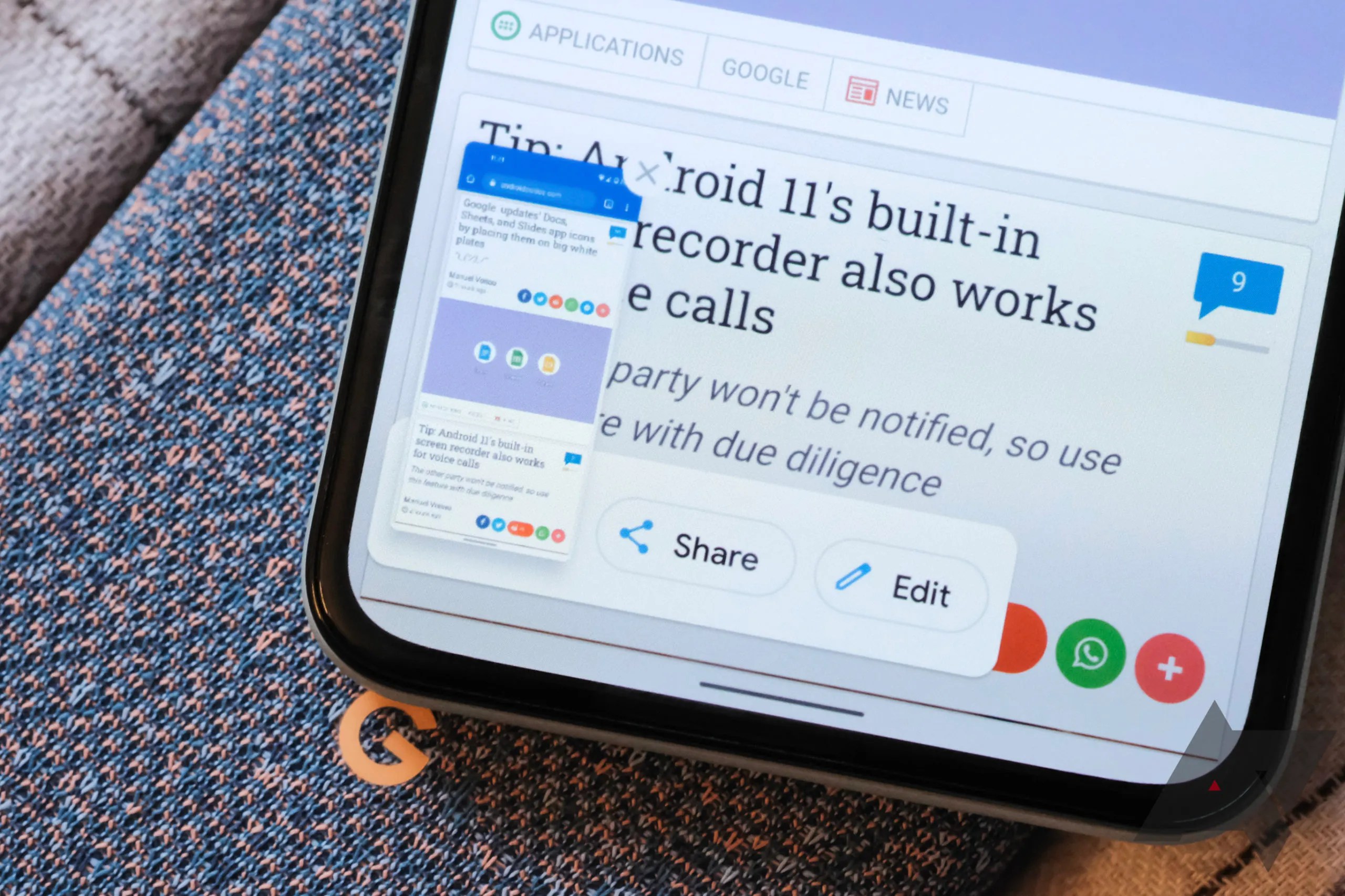 Scrolling screenshots could come to Android in the least