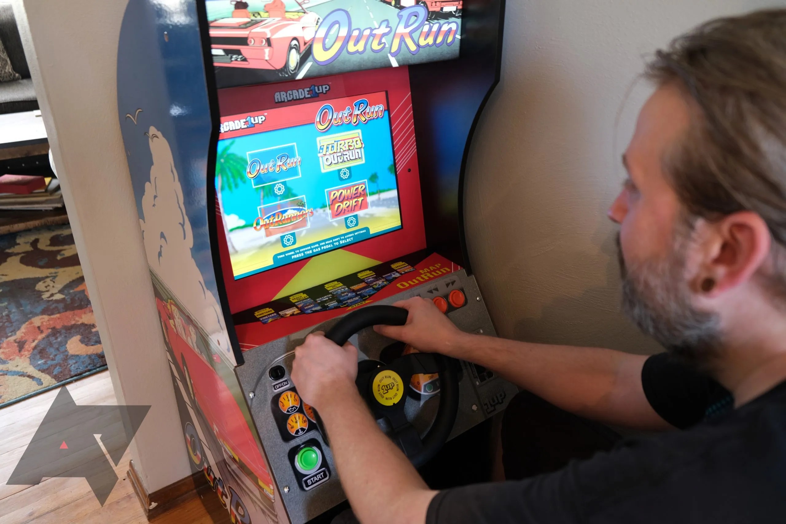 I put an Outrun arcade machine in my dining room so you don't have to