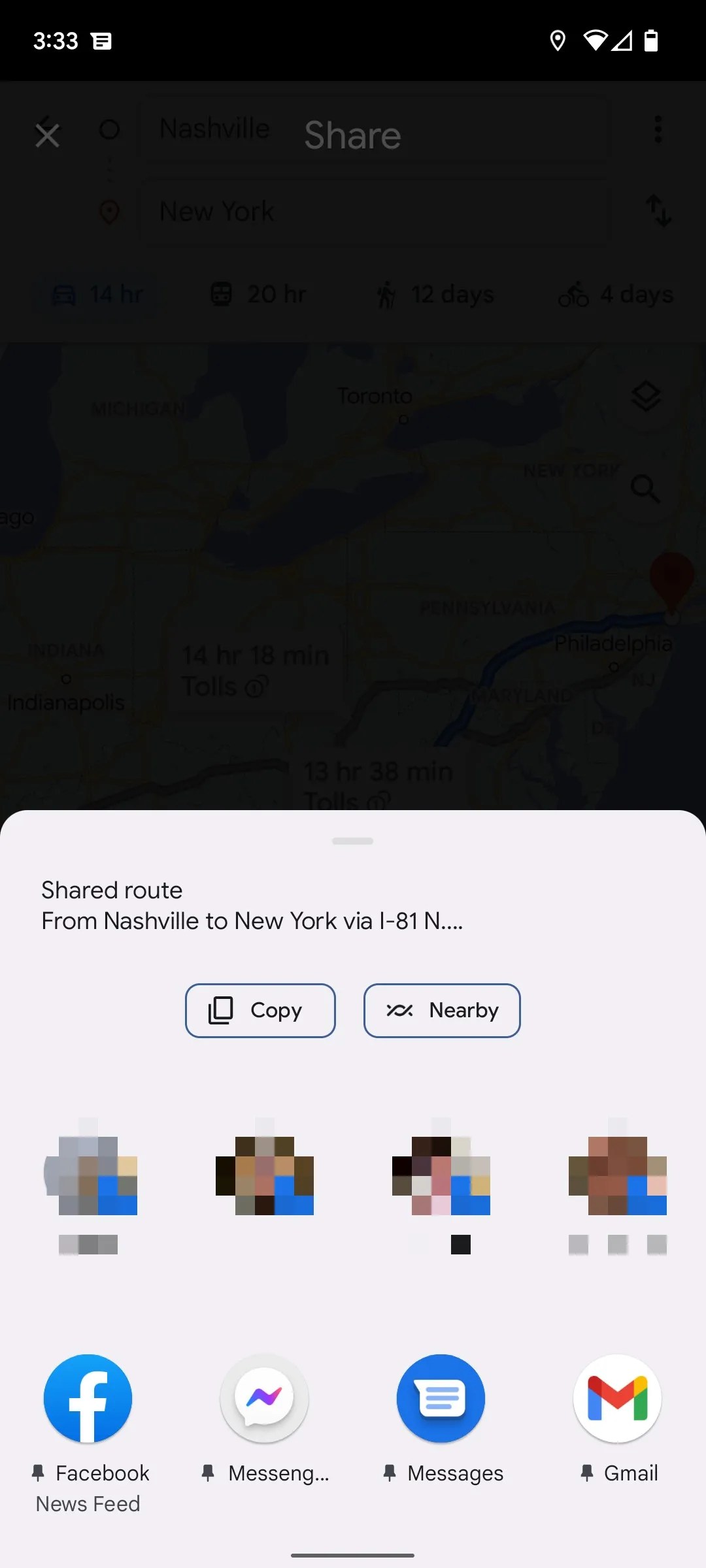 How to share your realtime Google Maps location and directions