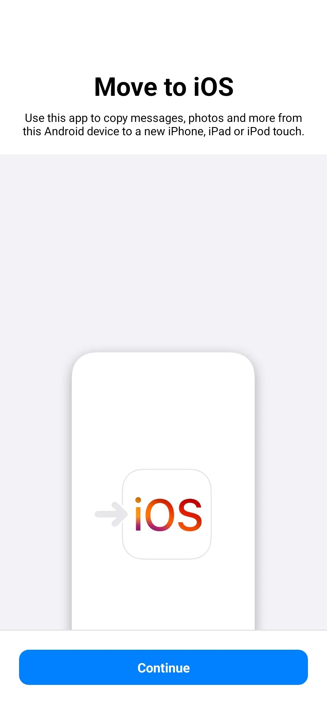 How to transfer WhatsApp messages from Android to iOS