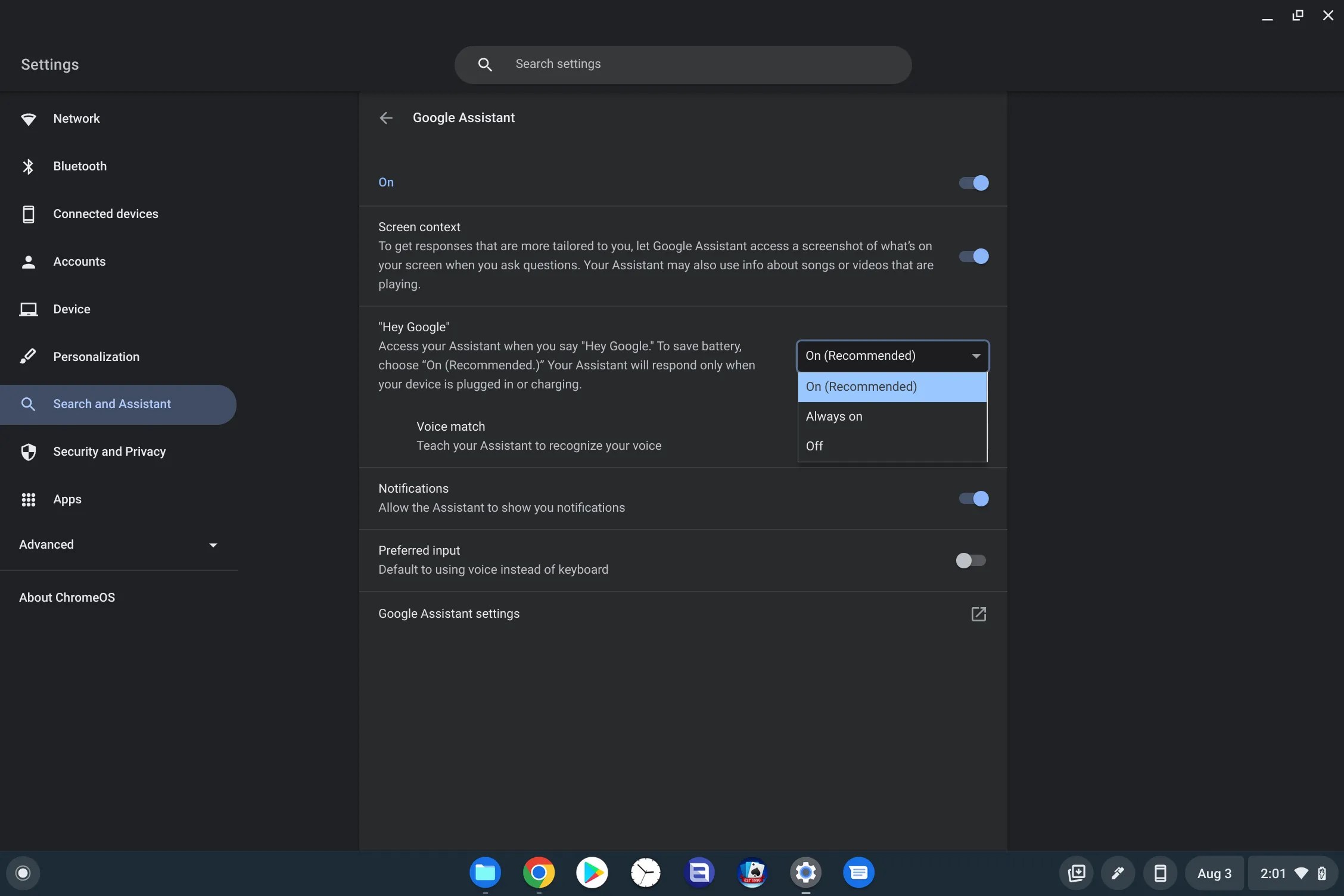 How to disable Google Assistant