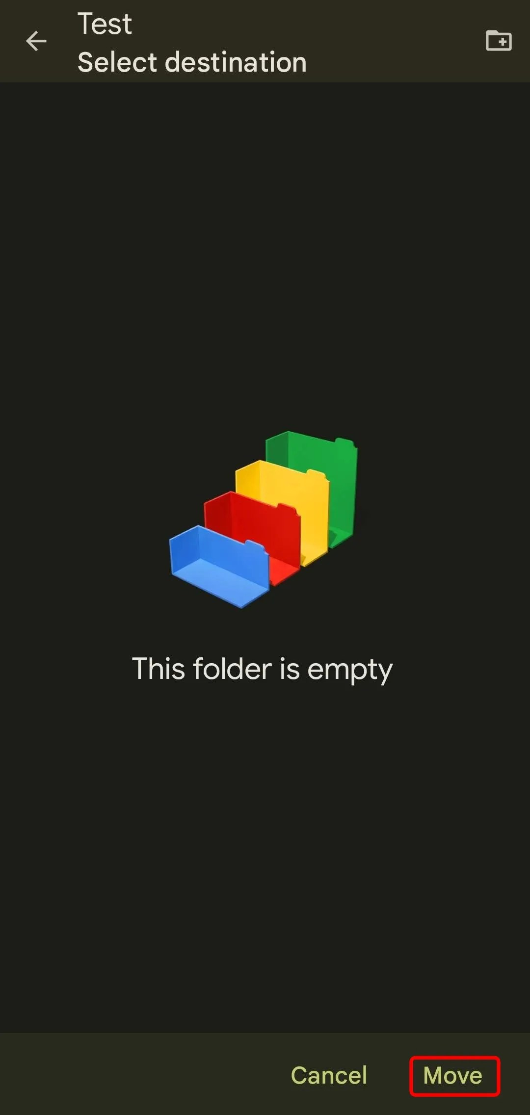 Google Docs How to create a folder