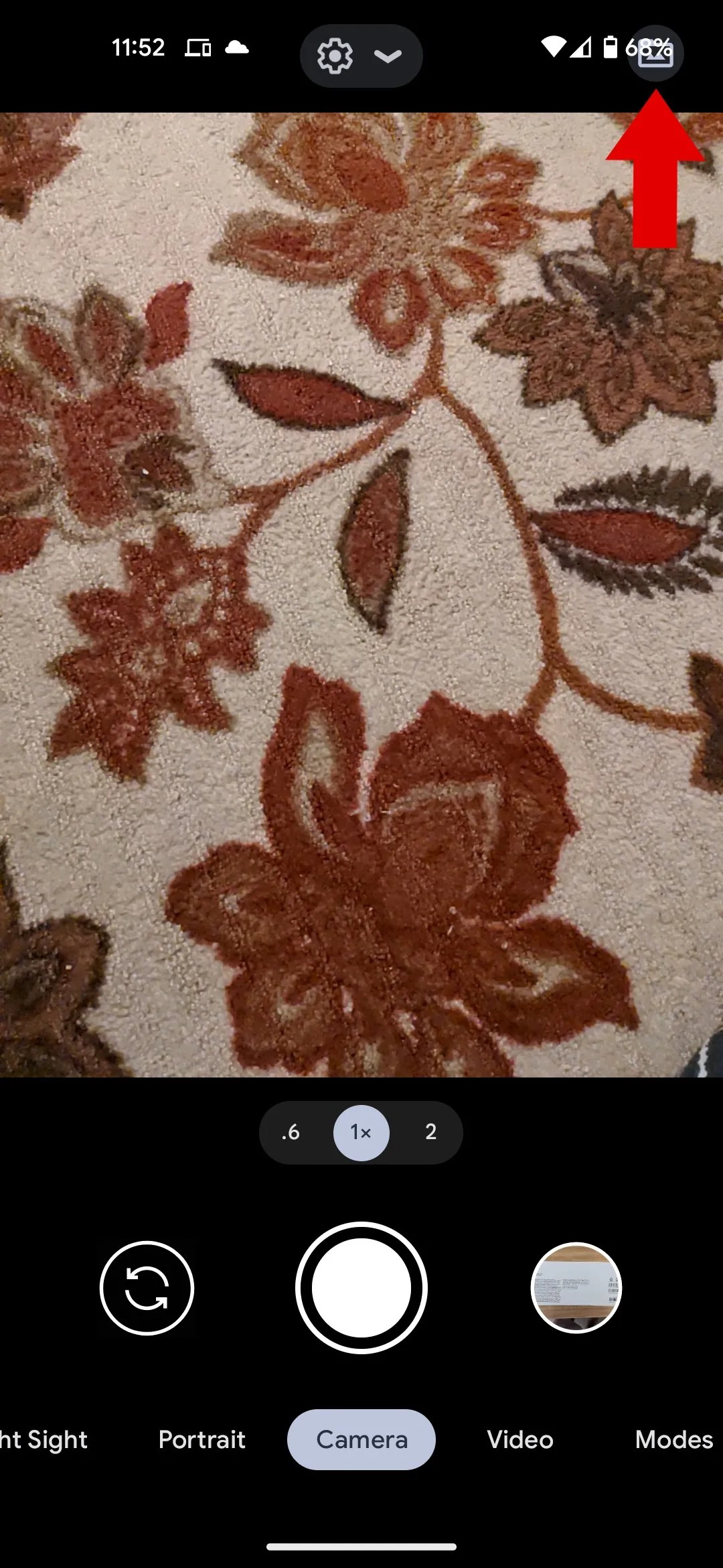 Quelles sont les fonctionnalités de l'application appareil photo de