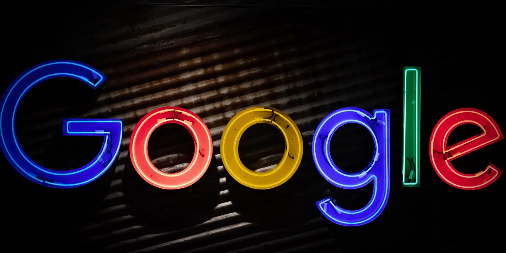 neon Google logo