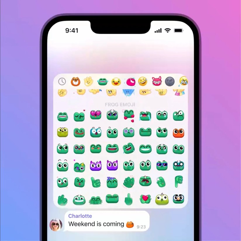 Telegram 9 Infinite Reactions