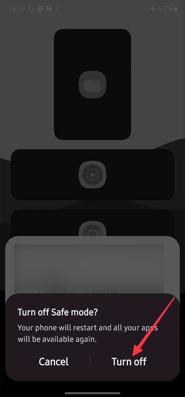 How to turn off Android's Safe Mode