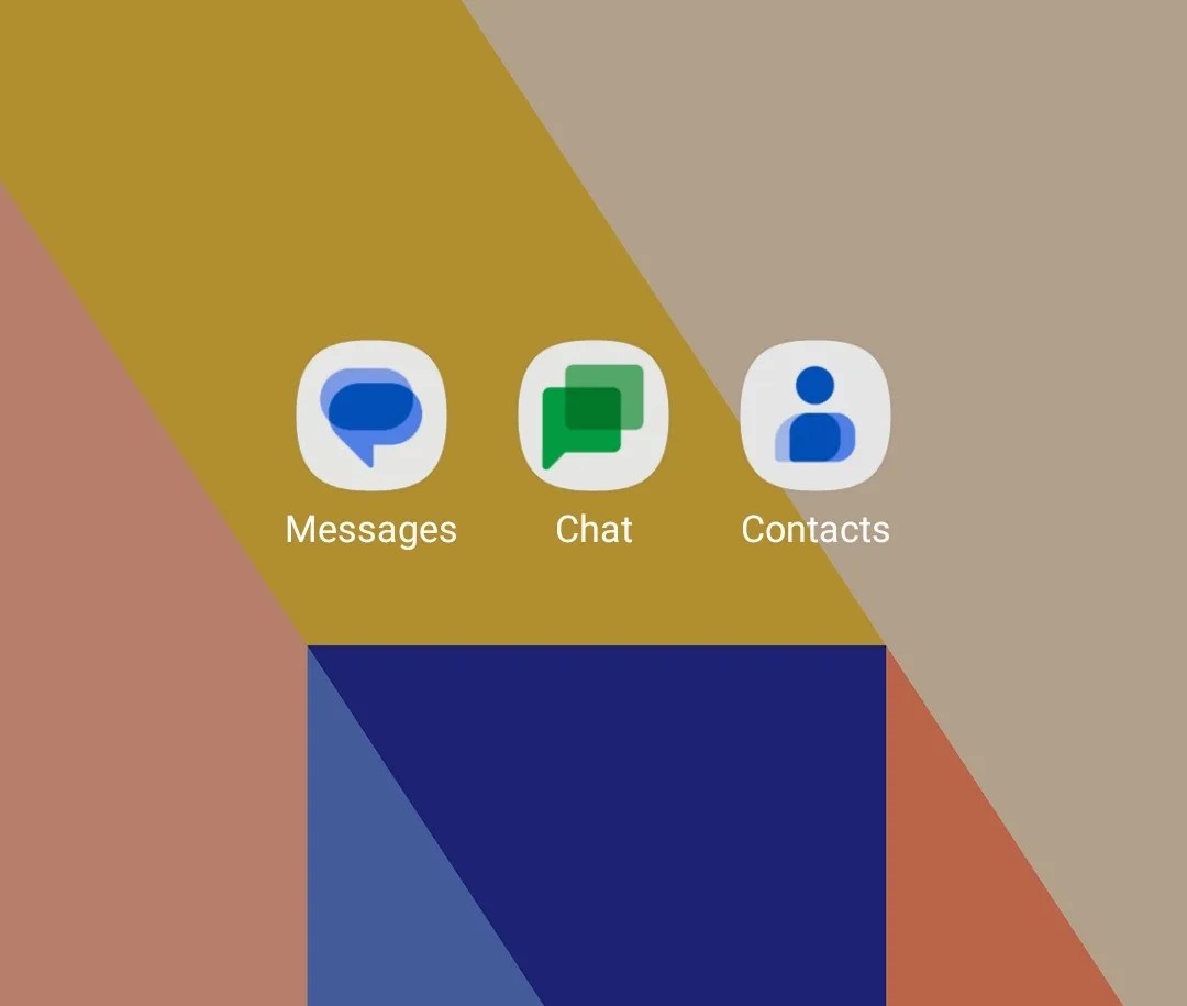 New Google Messages and Contacts app icons rolling out in beta