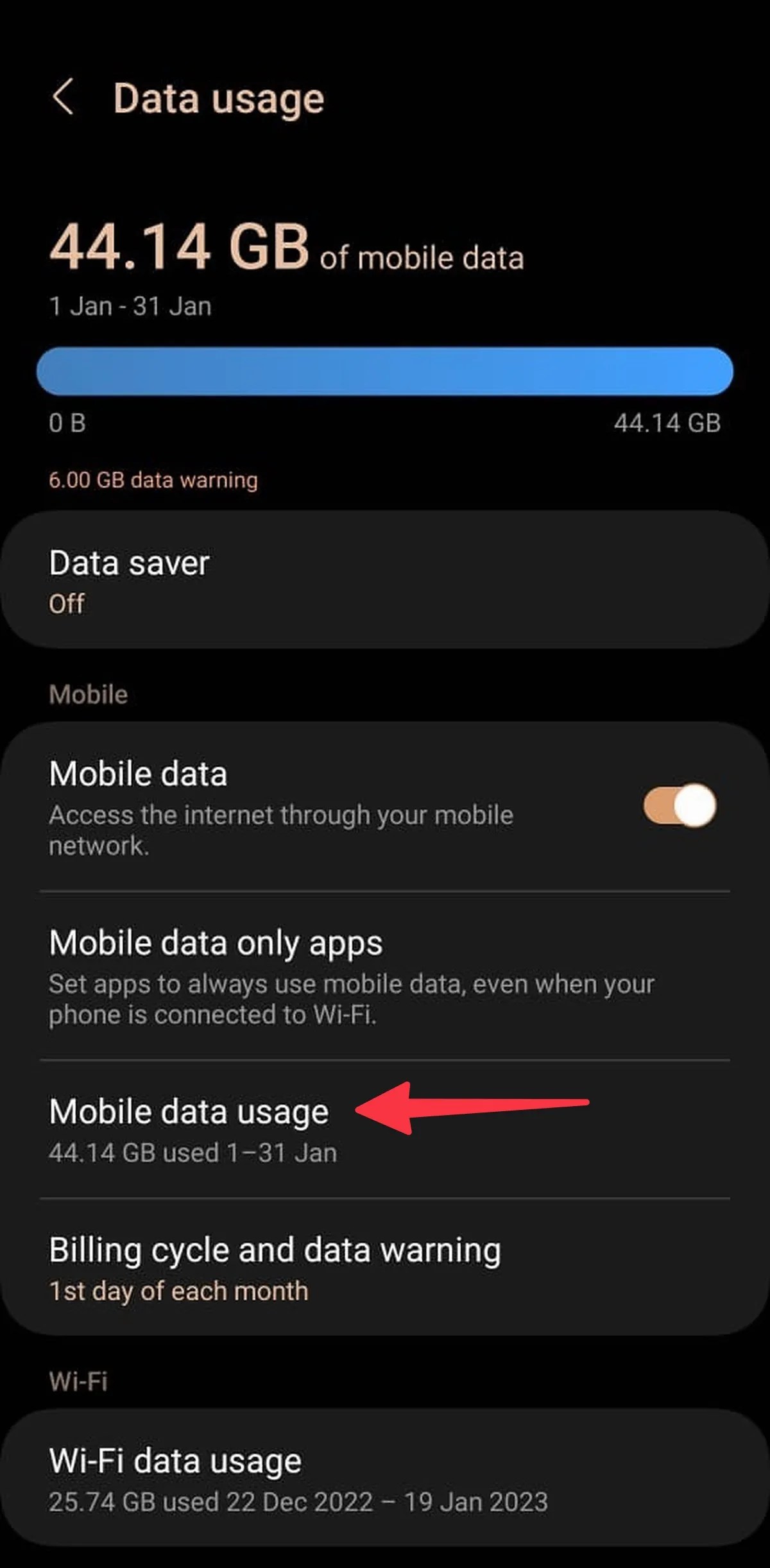 How to check your data use on your Android phone or tablet