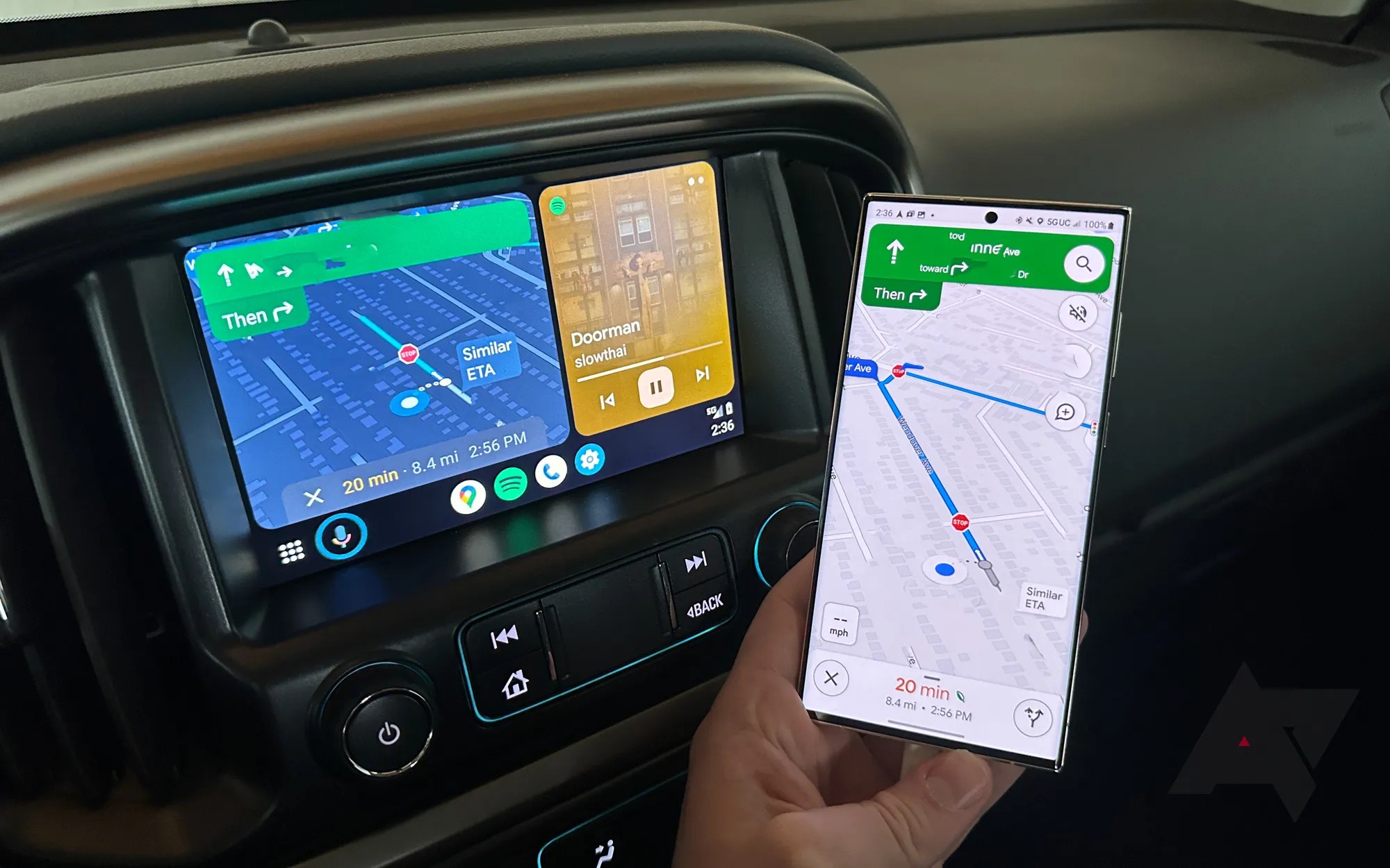 Android Auto will prompt you to remember where you parked on Google Maps