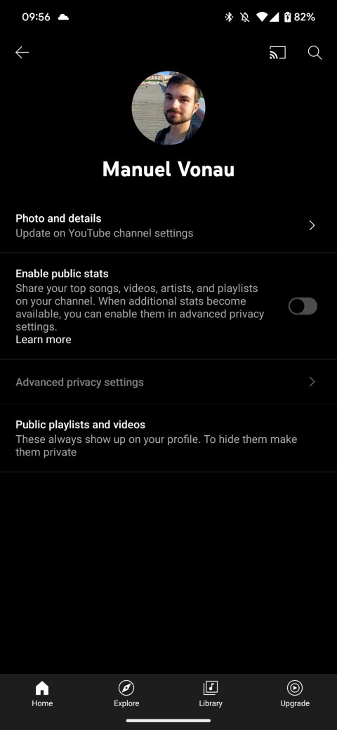 YouTube Music Public Stats