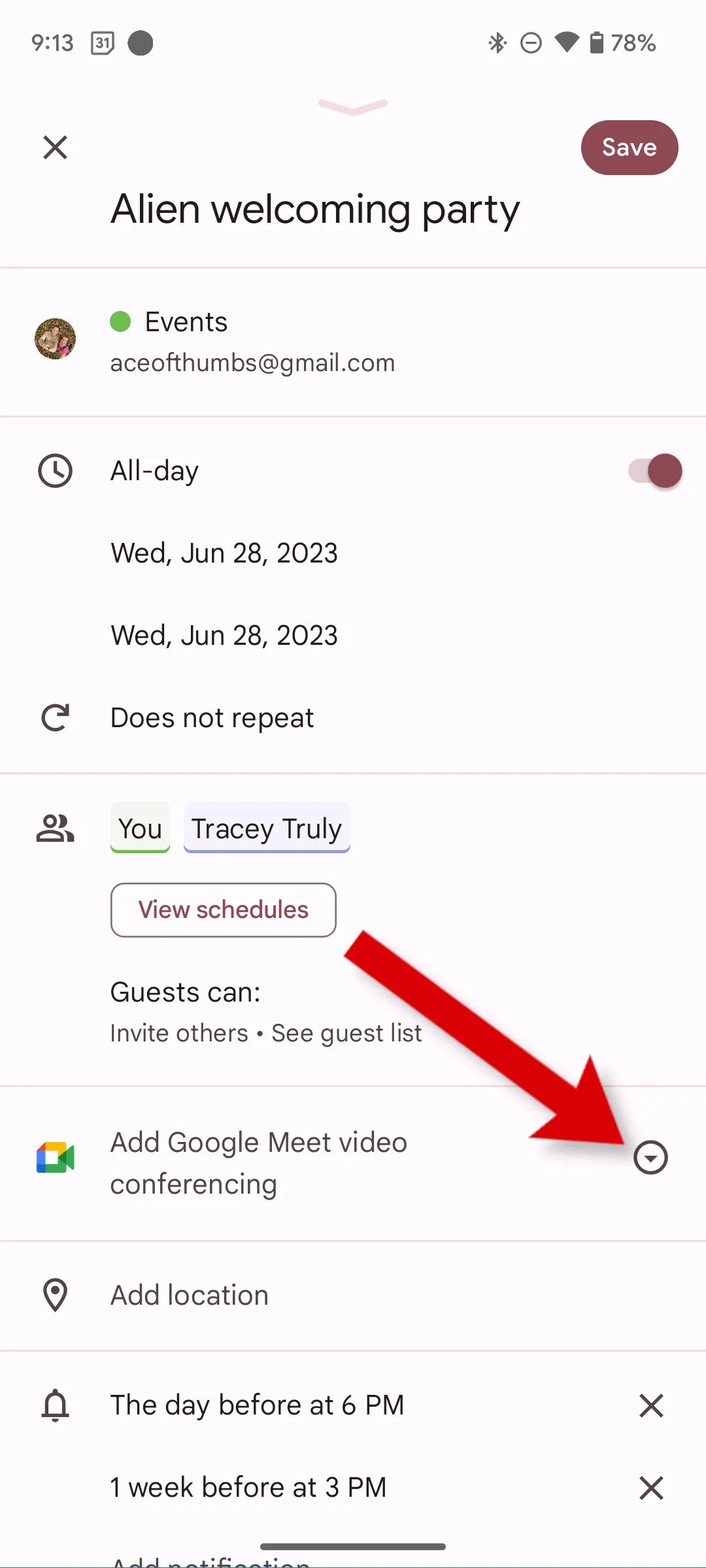 Google Workspace How to add a Zoom link to your Google Calendar