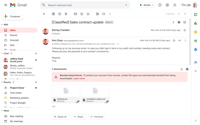 Gmail CSE Web - Red Chip Attachments