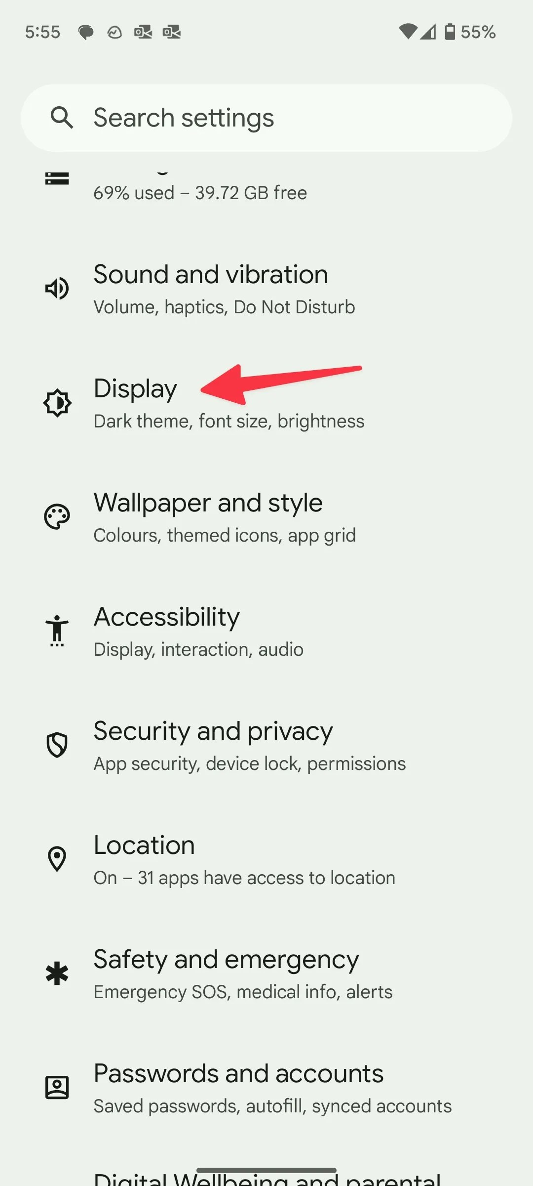 How to change touch sensitivity on Android