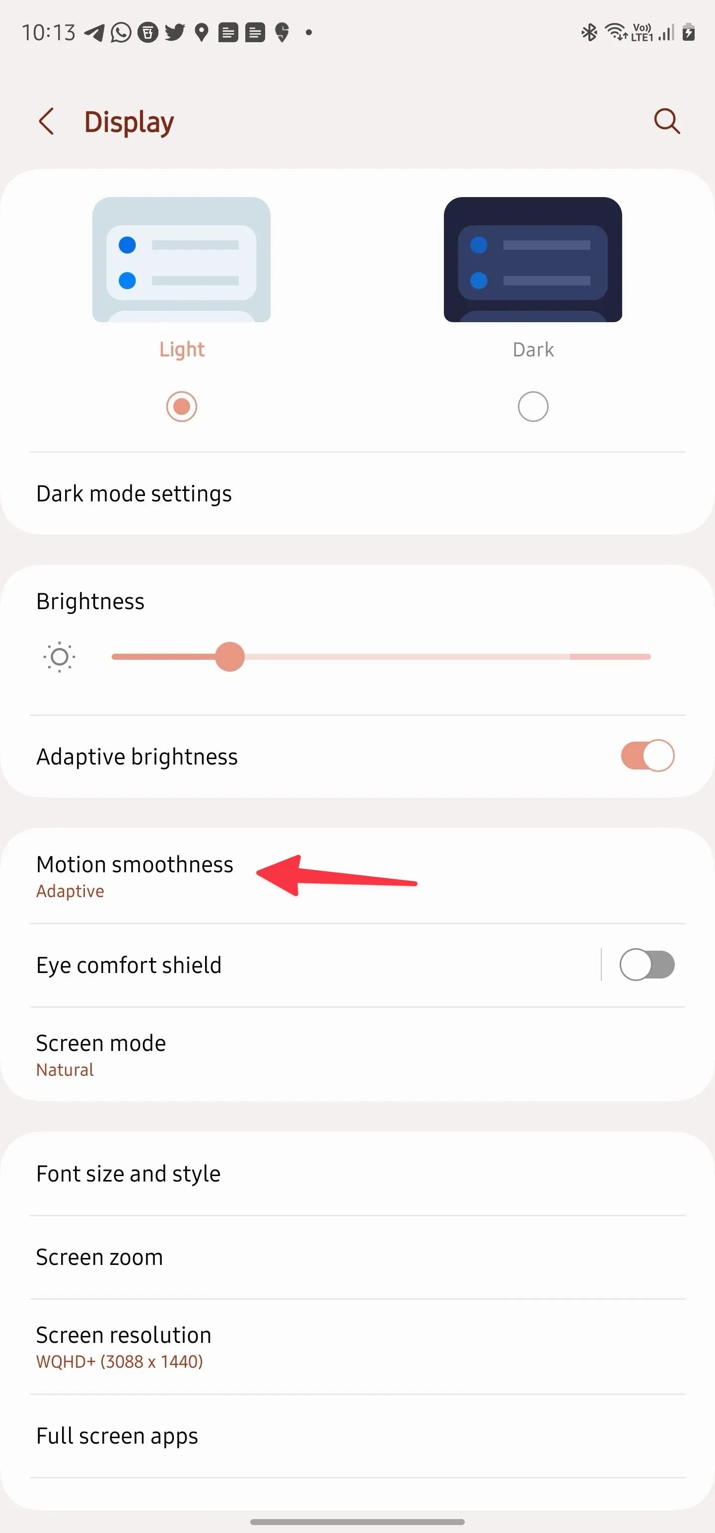How to change touch sensitivity on Android
