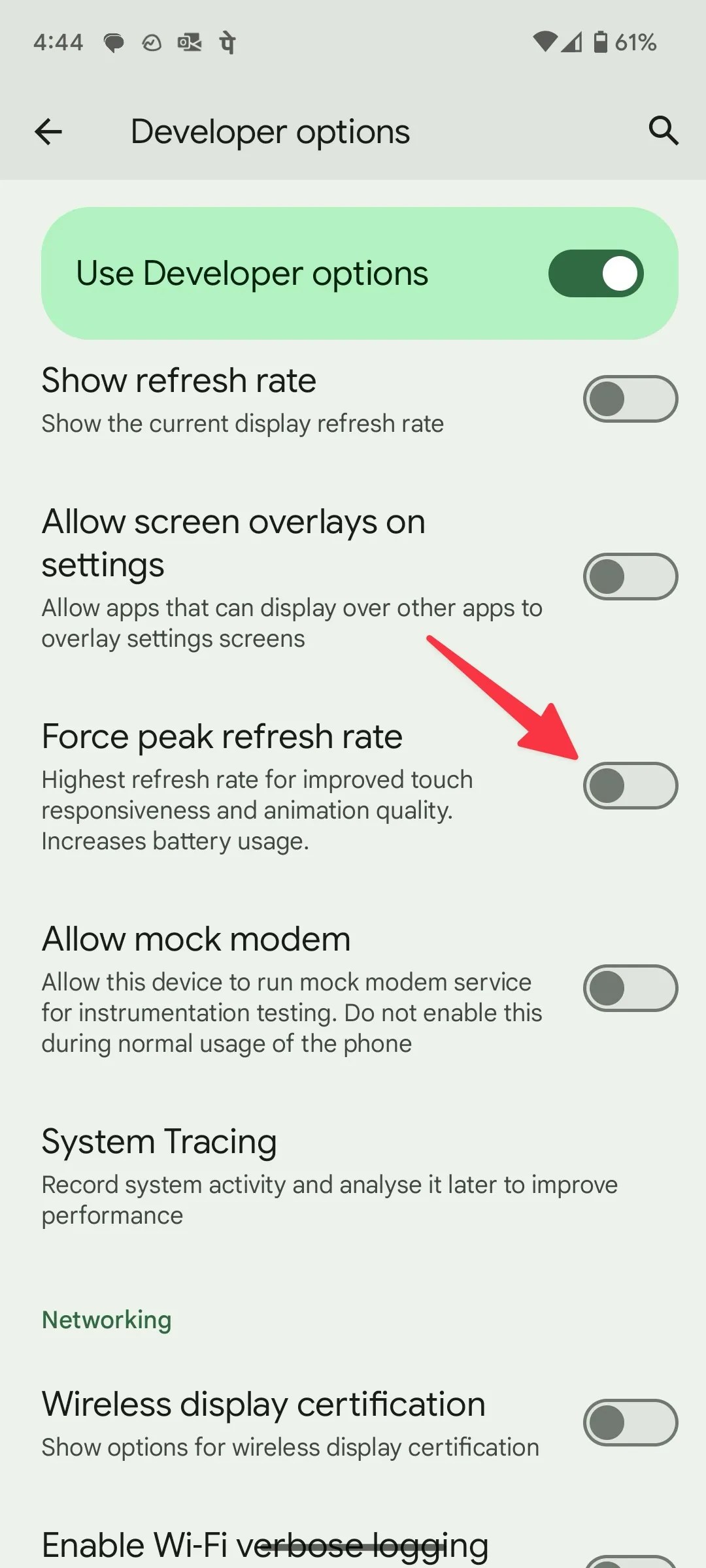 How to change touch sensitivity on Android