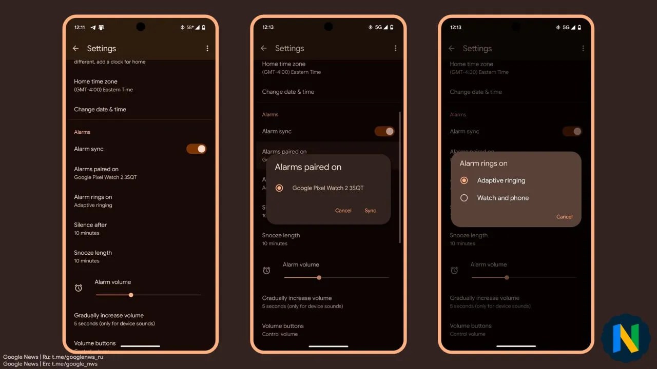 The latest Google Clock app update finally syncs Pixel Watch alarms