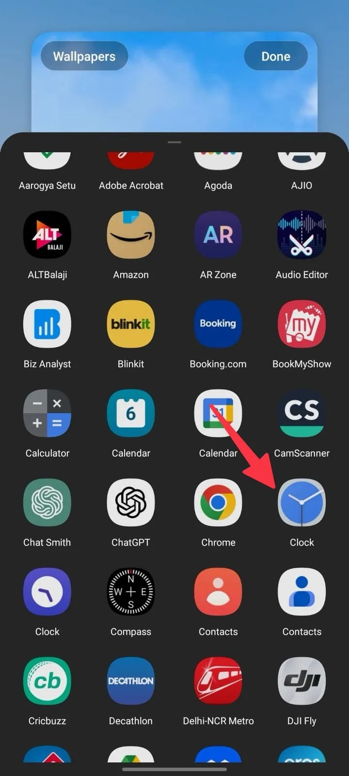 How to quickly access your Clock app in Android 14