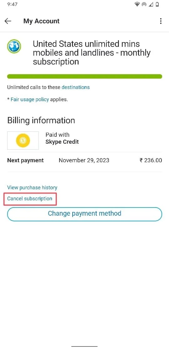 Skype: How to cancel your subscription