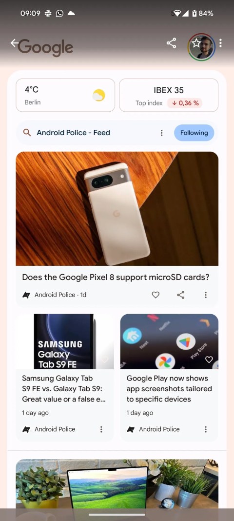 Screenshot of a resulting image for &ldquo;does the pixel 8&rdquo; search in Files