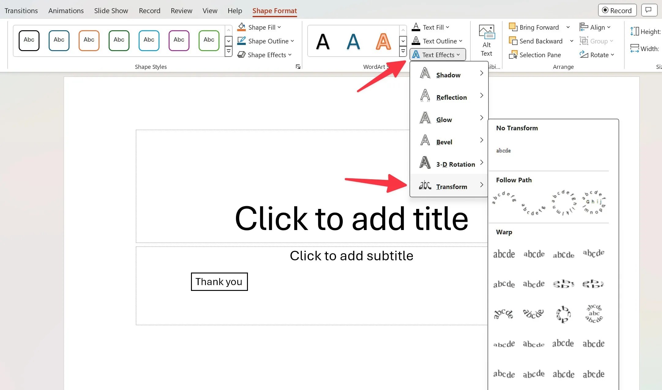 Google Slides How to create curved text in your presentation