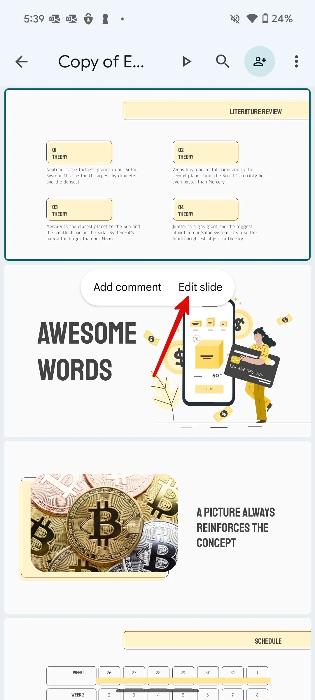 Google Slides How to delete a slide in your presentation