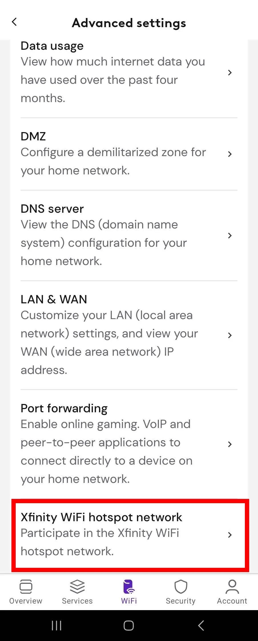 Xfinity WiFi hotspots How to turn off autoconnect(04)