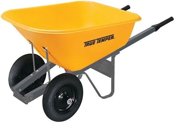 True-Temper-6-Cubic-Foot-Wheelbarrow