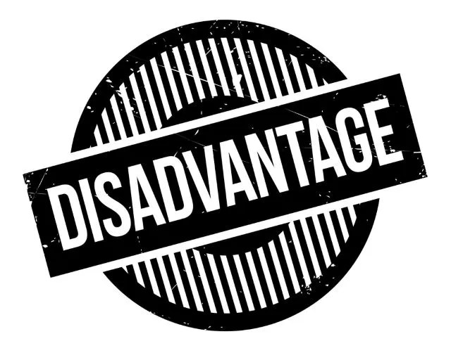 Disadvantages
