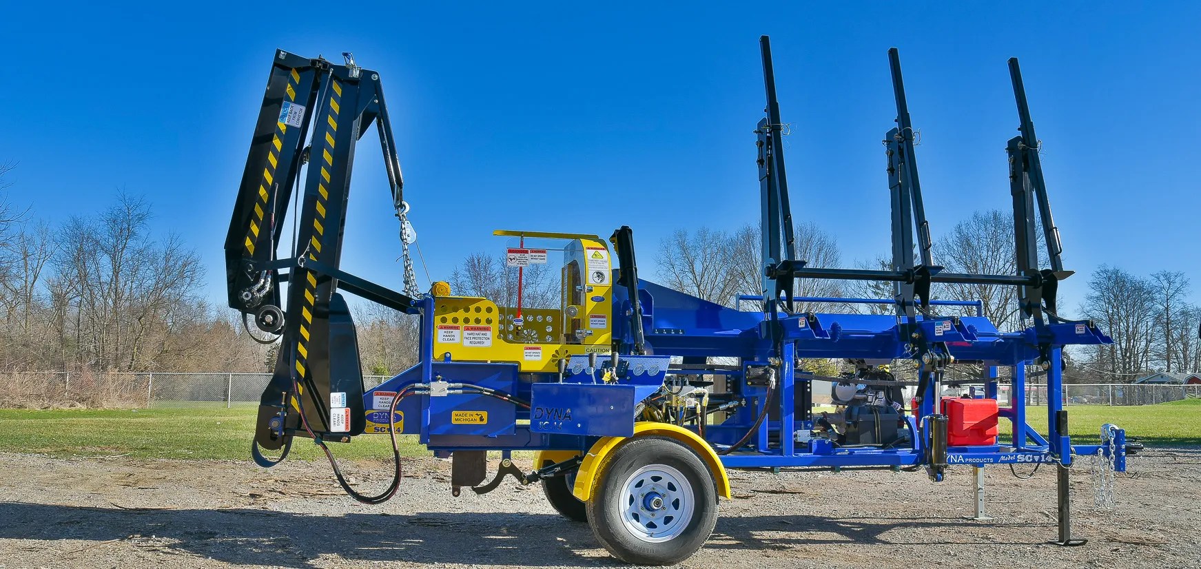 dyna firewood processing machine sc 14