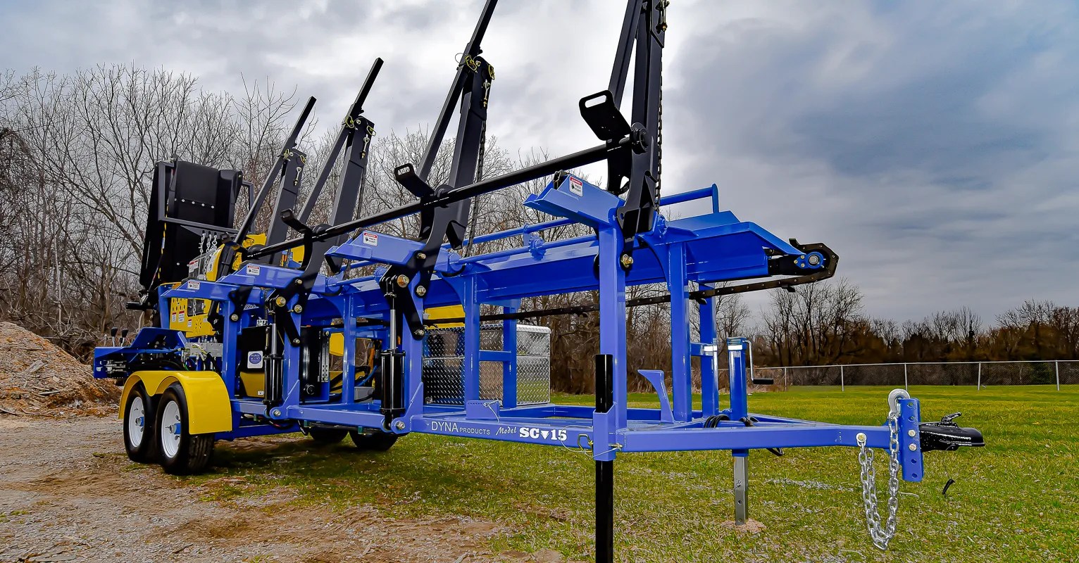 dyna firewood machine processor sc 15