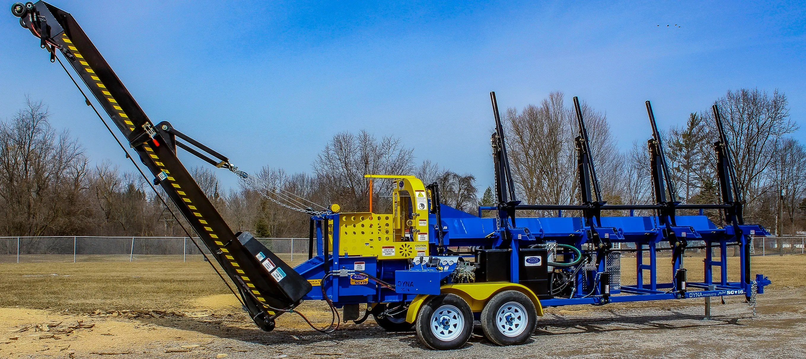 dyna firewood processor sc16 machine