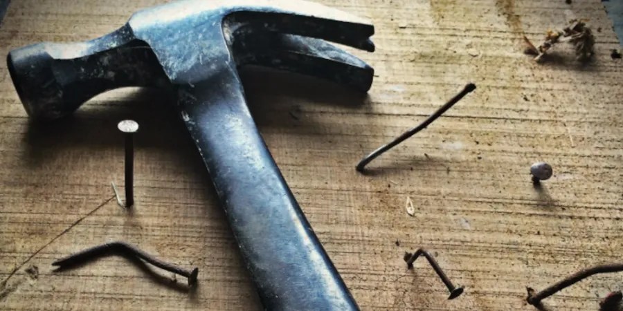 Hammer With Bent Nails