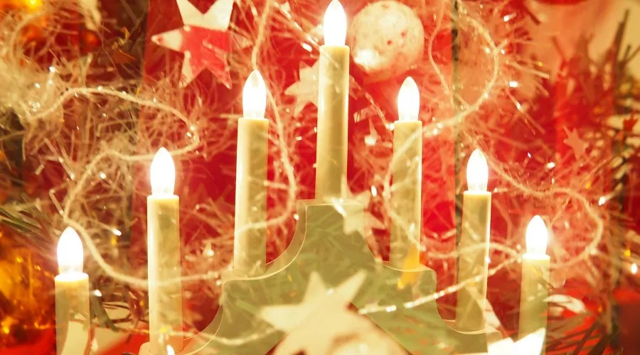 Lamp in the form of candles