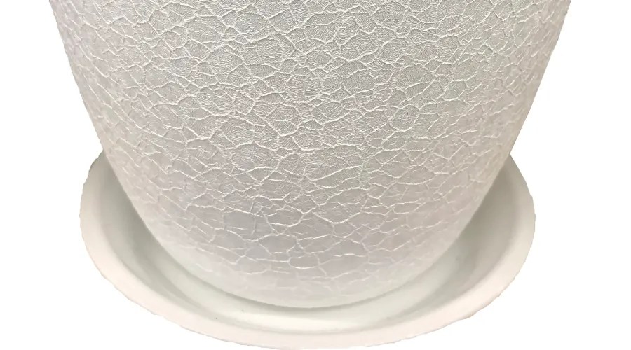 Isolated on White Background Flower Pots