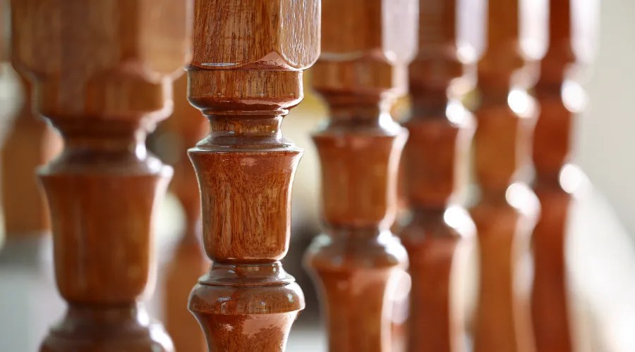 Stair Railing Closeup