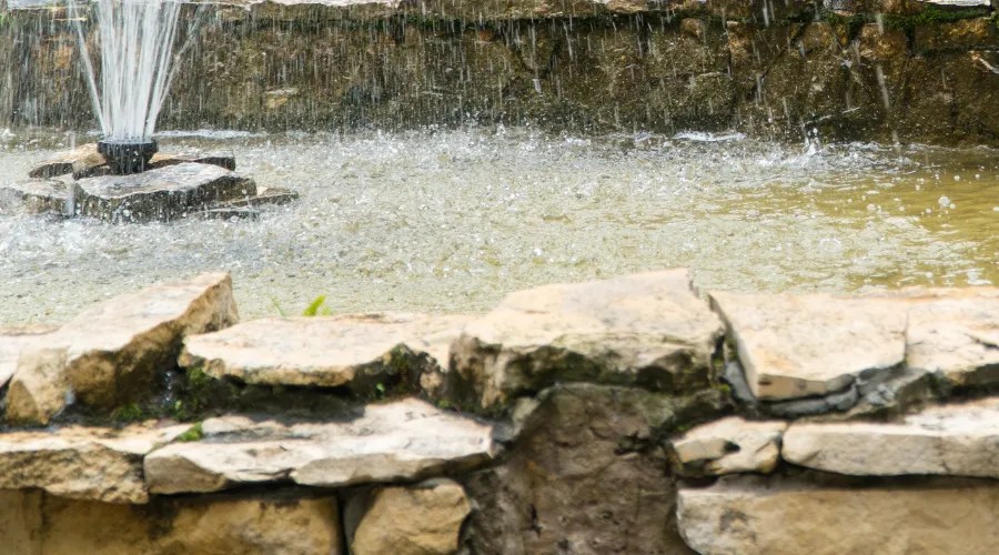 ancient stone fountain