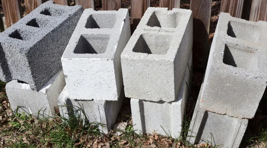 Stacked Cinder Blocks