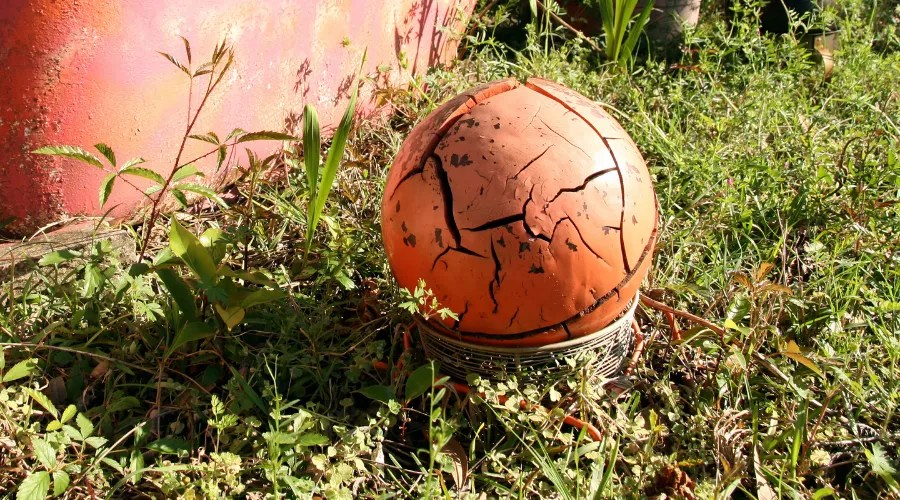Cracked Bowling Ball