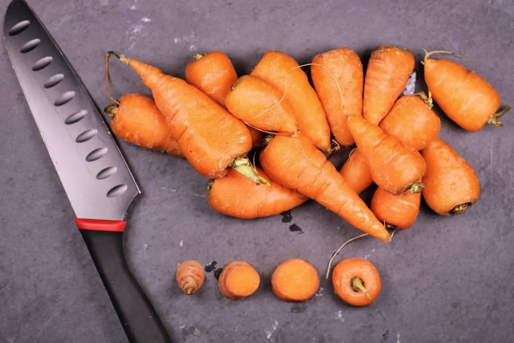 chopped carrots