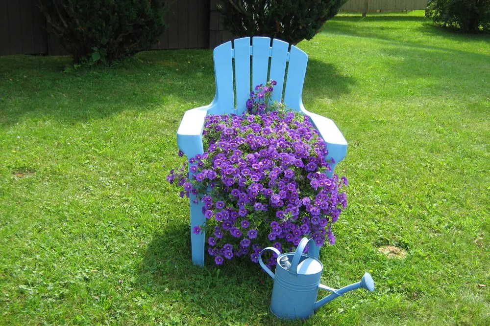 Vintage planters spring garden ideas