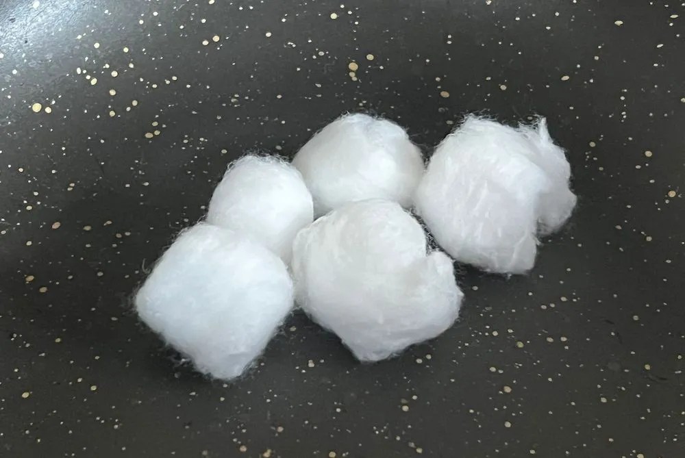 cotton balls, seed germination