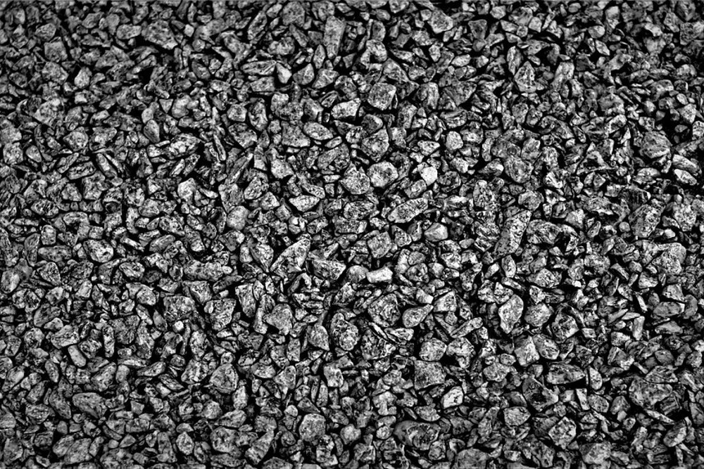 black basalt gravel